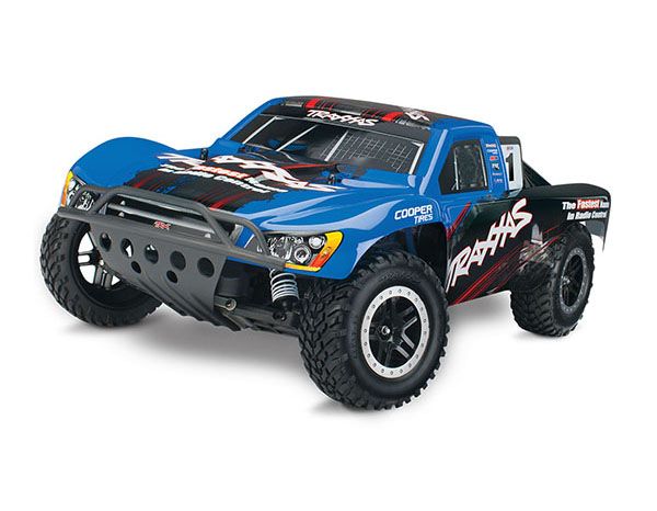 Traxxas-Nitro Slash 2WD with TSM-BLUE