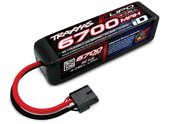 Traxxas-4S Lipo 6700MAH 14.8V 25C