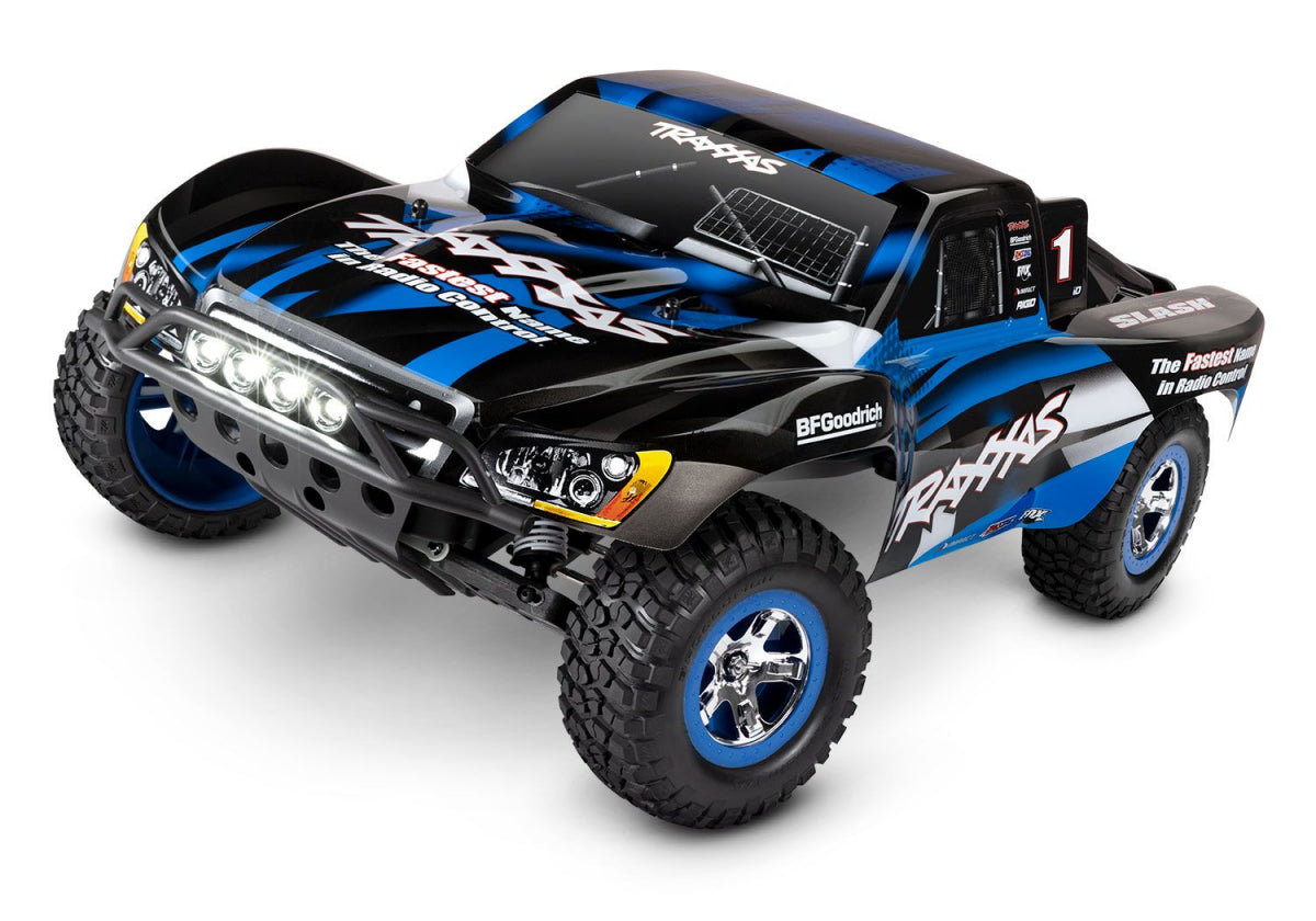 Traxxas-Slash 2WD w/ LED Lights-BLUE