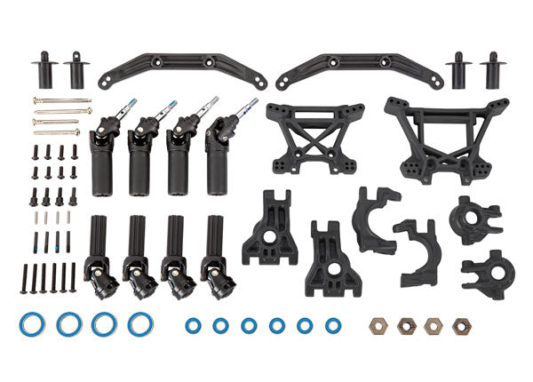 Traxxas-Driveline & Suspension Kit Black