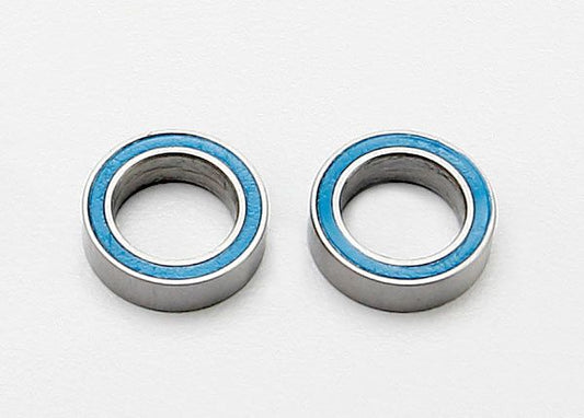 Traxxas-Ball Bearings, Blue Rubber Sealed (8x12x3.5mm) (2)